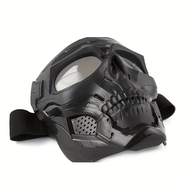Motorcycle Skull Mask Goggles Windproof Outdoor Riding Glasses Tactical