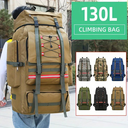 130L Hiking Camping Backpack Travel Large Luggage Bag Men Trekking Outdoor Sports Pack Molle Trekking Rucksack For Men Big Bag-EXPROTAS