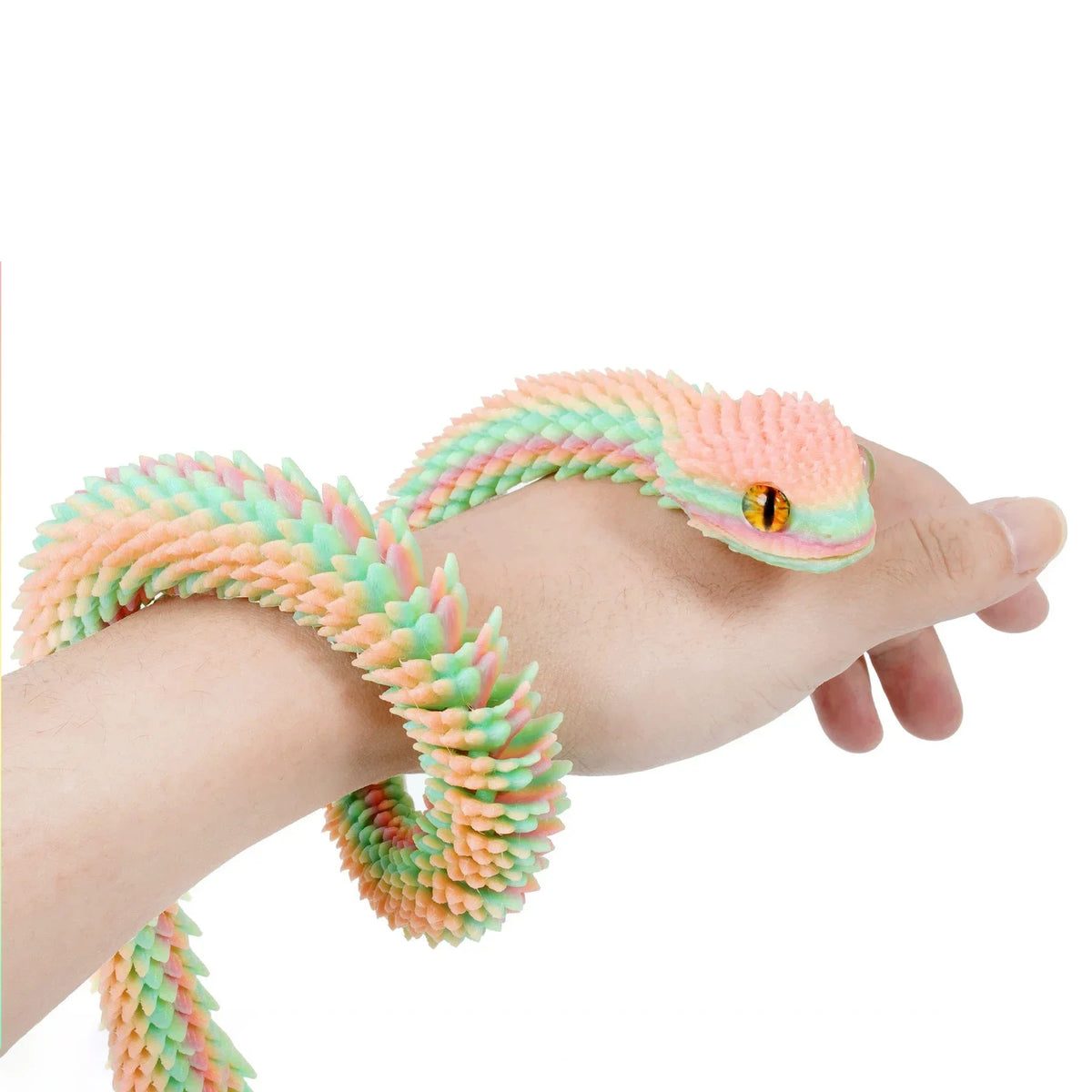 3D Printed Snake Egg Figure Toy Anime Creative Stress Relief Ornament