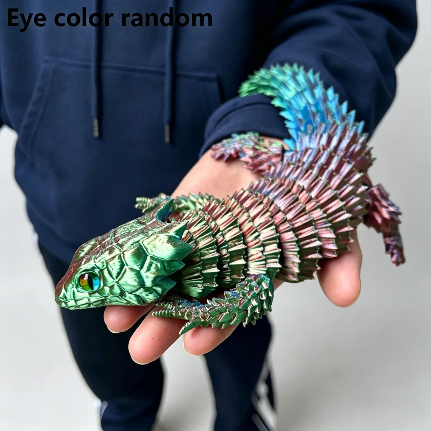 Creative Desk Plants 3D Printed Lizard Statue Ornament for Home Decor