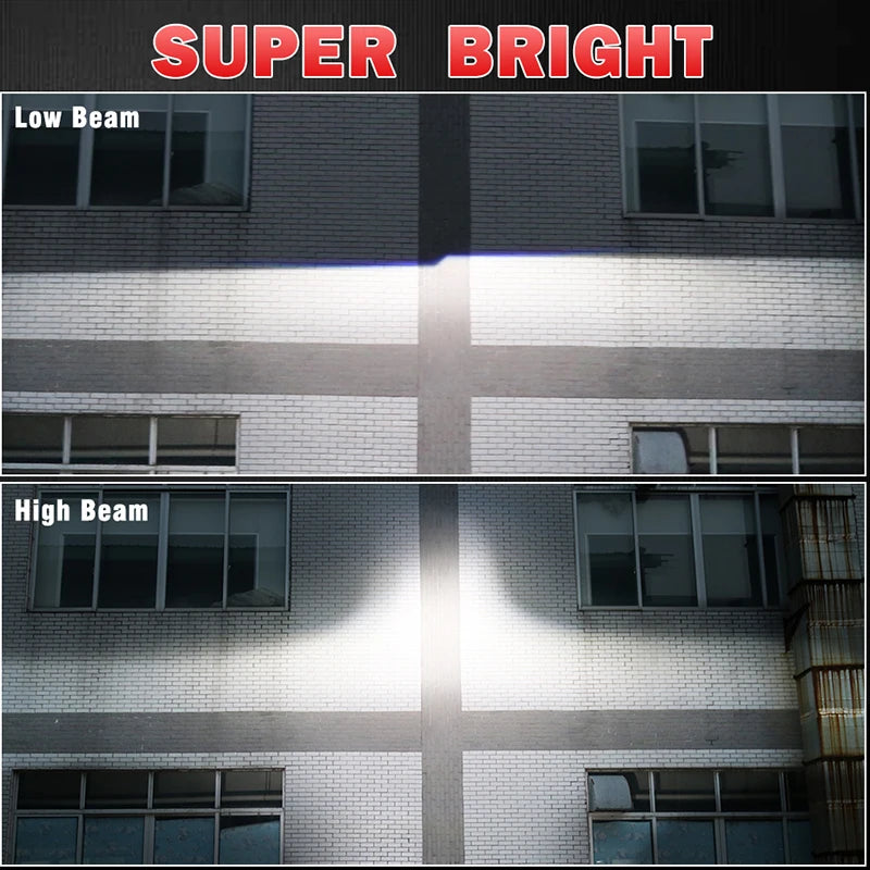300W LED Projector Lenses for Car Motorcycle H4 H7 9005 9006 Retrofit