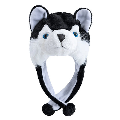 Unisex Funny Bulls Head 3D Animal Decorative Hat Winter Cap for Adults