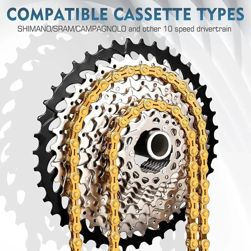 BUCKLOS 8-12 Speed Bike Chain MTB Road Bicycle Chain 116L Shimano SRAM