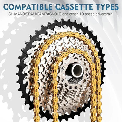 BUCKLOS 8-12 Speed Bike Chain MTB Road Bicycle Chain 116L Shimano SRAM