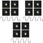 4Pcs S Shaped Camping Awning Hooks Clips Durable RV Tent Hangers Light Hangers with Holes Practical Caravan Camperb Accessories