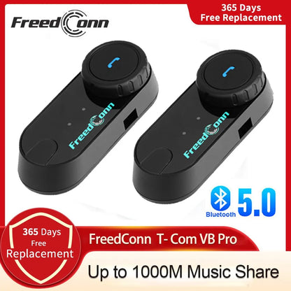 Freedconn T Com VB Motorcycle Helmet Headset Bluetooth Stereo Intercom Call Wireless Communication Interphone FM Music Sharing-EXPROTAS