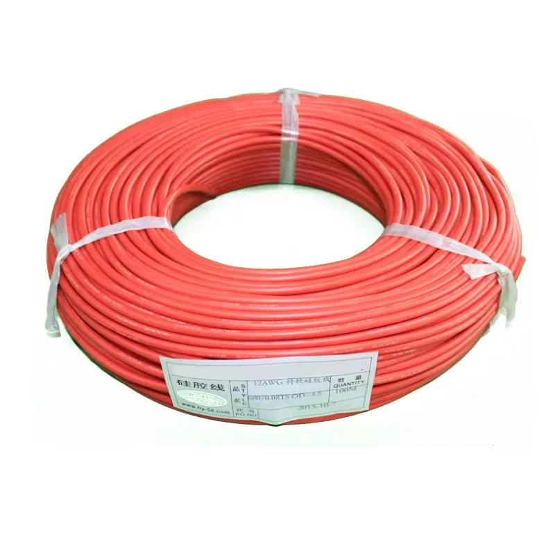 Wire Silicone Cable 10m 12 14 16 18 20 22 AWG Flexible Tinned Copper