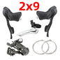 MicroNEW Road Bike Shifters 2×7–2×10 3×7–3×11 Brake Lever Set Compatible Shimano - EXPROTAS