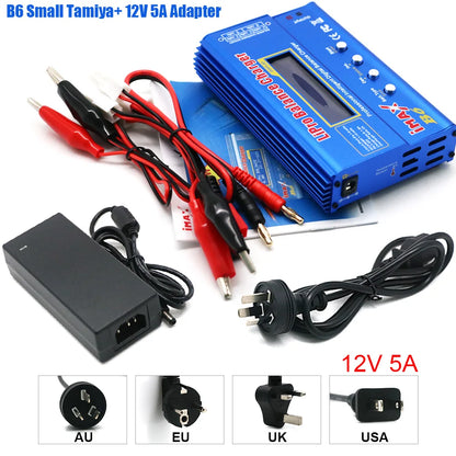 IMAX B6 80W Balance Digital Charger for Lipo NiMh RC Battery 12V 5A