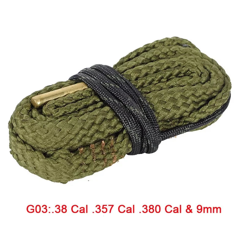 Rope Bore Cleaner for Rifle Shotgun 12GA 5.56mm 7.62mm Gun Cleaning Supplies