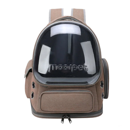 Transparent Pet Cat Carrier Bag Breathable Outdoor Travel Backpack for Small Dogs and Cats Eye Catching Pet Supplies