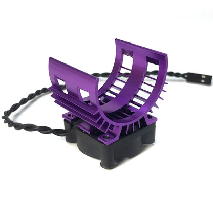 Motor Heatsink Cover RC Car Cooling Fan 540 550 Parts for Wltoys 124017