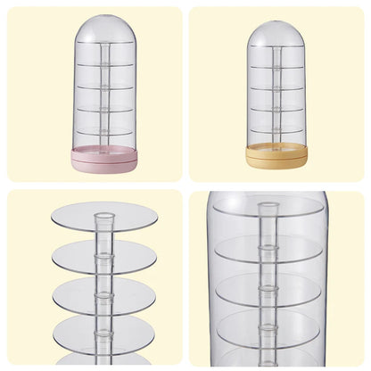 Transparent Rotating Blind Box for Home Desktop Multi-Layer Organizer
