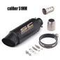51/60mm Motorcycle Exhaust Pipe | Straight-Through Muffler for Honda/Yamaha