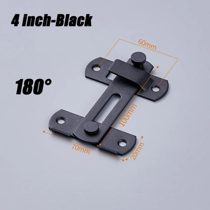 Barn Door Latch Sliding Right Angle Bolt Wine Cooler Closet Baby Safety