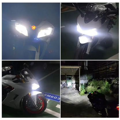Motorcycle 9600LM LED Headlight High Low Beam Park Light Bulbs Kit 4PCS White 6000K  For 2008 2009 Suzuki GSXR 600 750-EXPROTAS