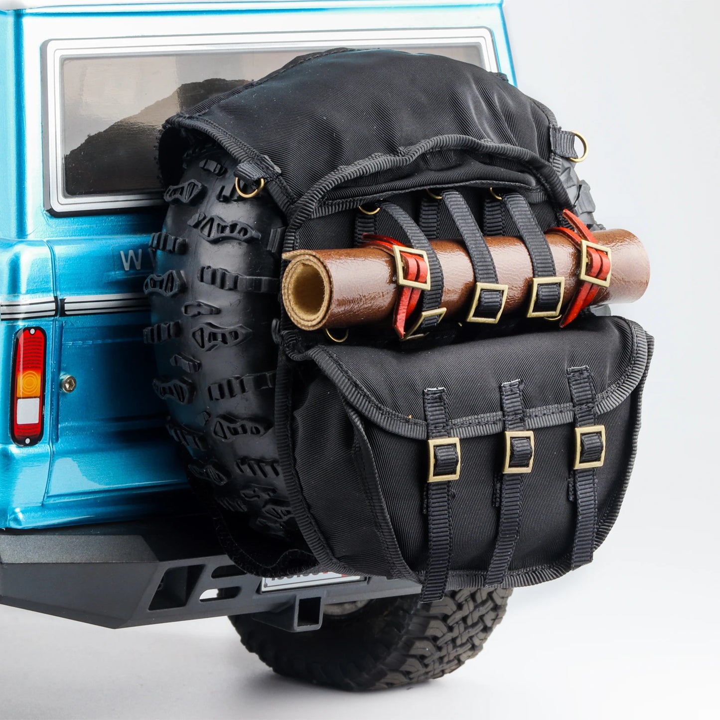 Simulation Spare Tire Bags for 1/8 1/10 RC Crawler Car - 1.9 2.2 Inch