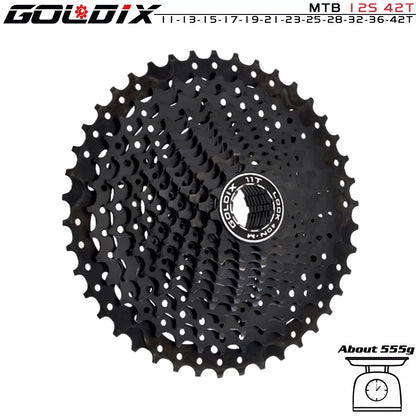 GOLDIX MTB Cassette | 8–12 Speed 40T–52T Freewheel Sprocket for Shimano/SRAM