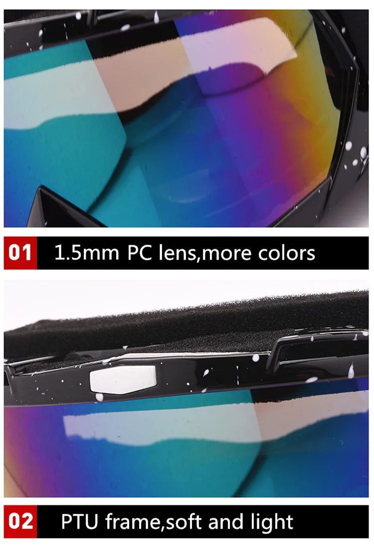 Motorcycle MX Off-Road Goggles ATV Dirt Bike Racing Cycling Ski Protective Eyewear