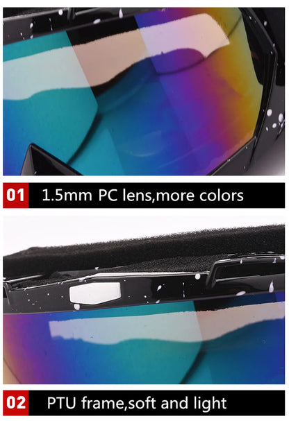 Motorcycle MX Off-Road Goggles ATV Dirt Bike Racing Cycling Ski Protective Eyewear