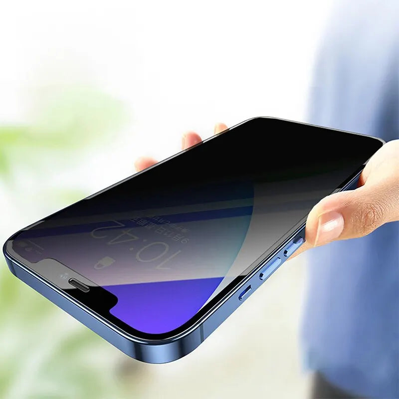 4PCS Privacy Screen Protector for iPhone 14 16 15 13 12 Anti-Spy Glass