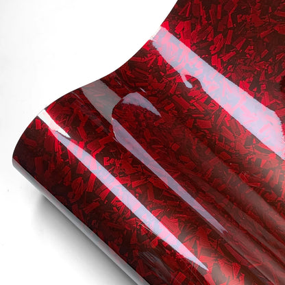 Carbon Fiber Film Glossy Black Car Body Film Forged Carbon Fiber Vinyl Wrap Film Self Adhesive Decal Sticker for Car Accessories-EXPROTAS