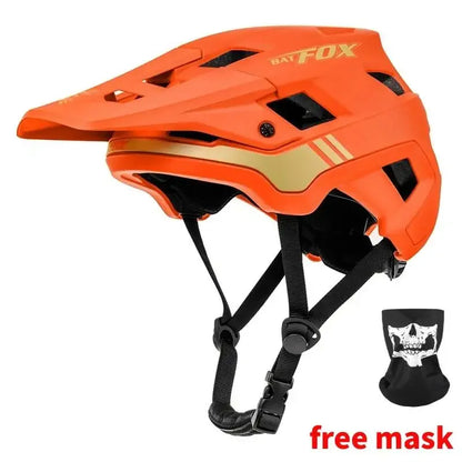 BATFOX Bike Helmet men's bicycle helmet MTB casco bicicleta Mountain bike casco ciclismo hombre Matte black cycling helmets-EXPROTAS