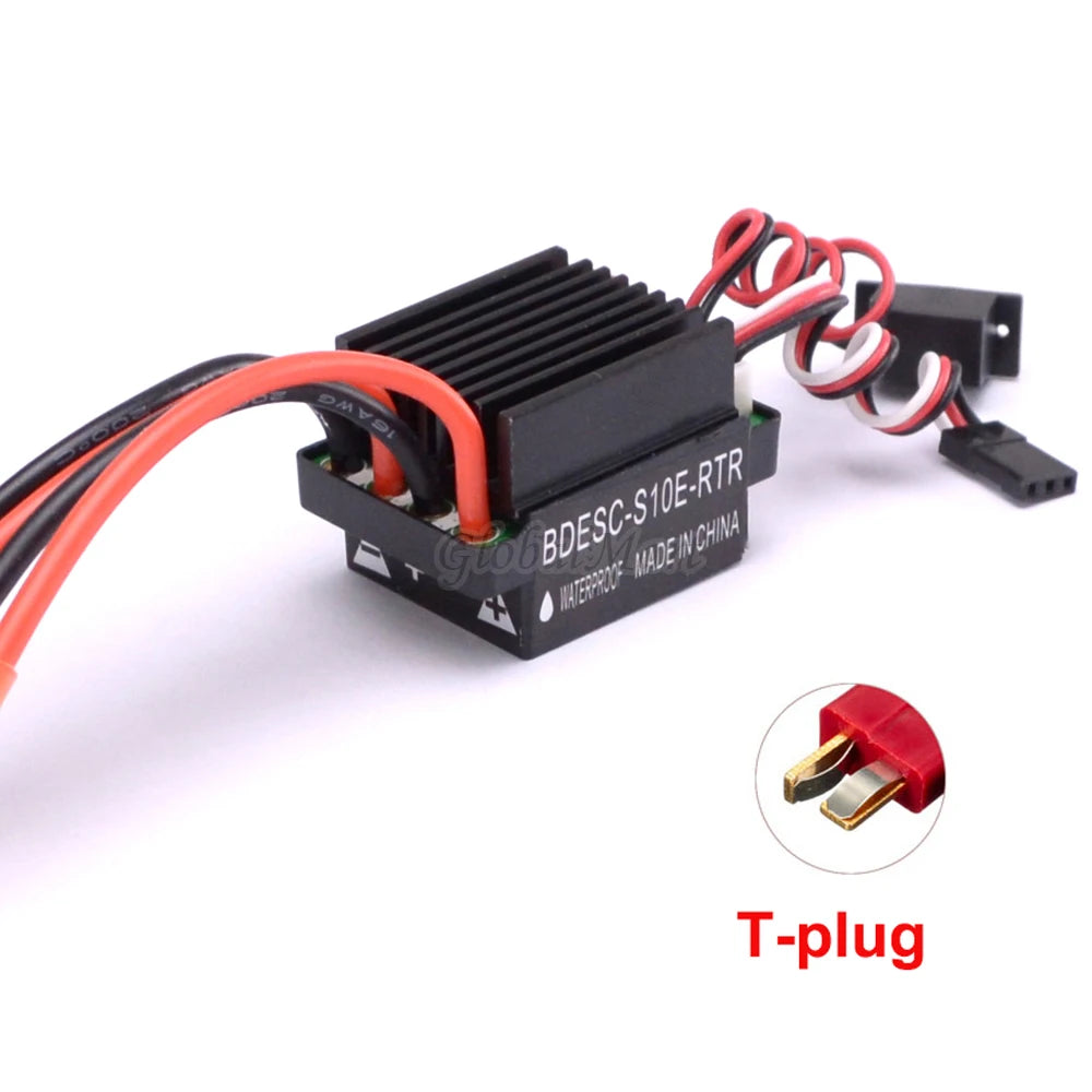 320A Motor Speed Controller Brushed ESC 2A BEC for RC Car Boat Waterproof