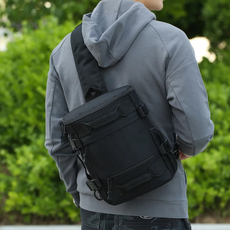 Tactical Chest Bag Outdoor Camping Hiking Sling Backpack Molle Pack
