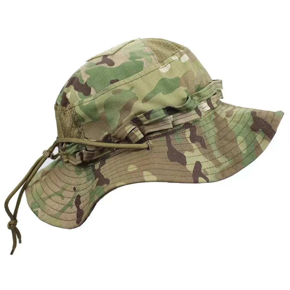 2026 Tactical Camo Bucket Cap Outdoor Fishing Hiking Sun Hat Bonnie