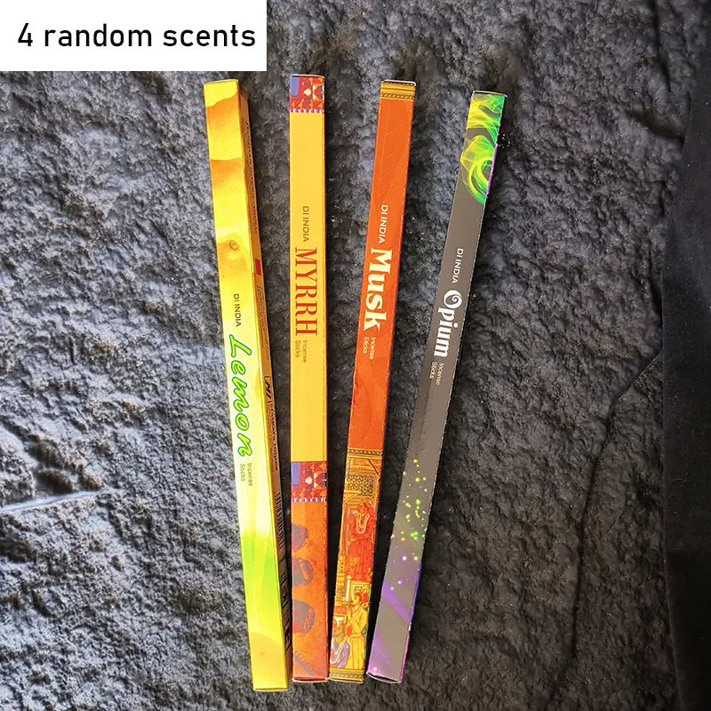 4/10/25 Small Boxes Incense Sticks Mixed Scents for Home Fragrance Meditation