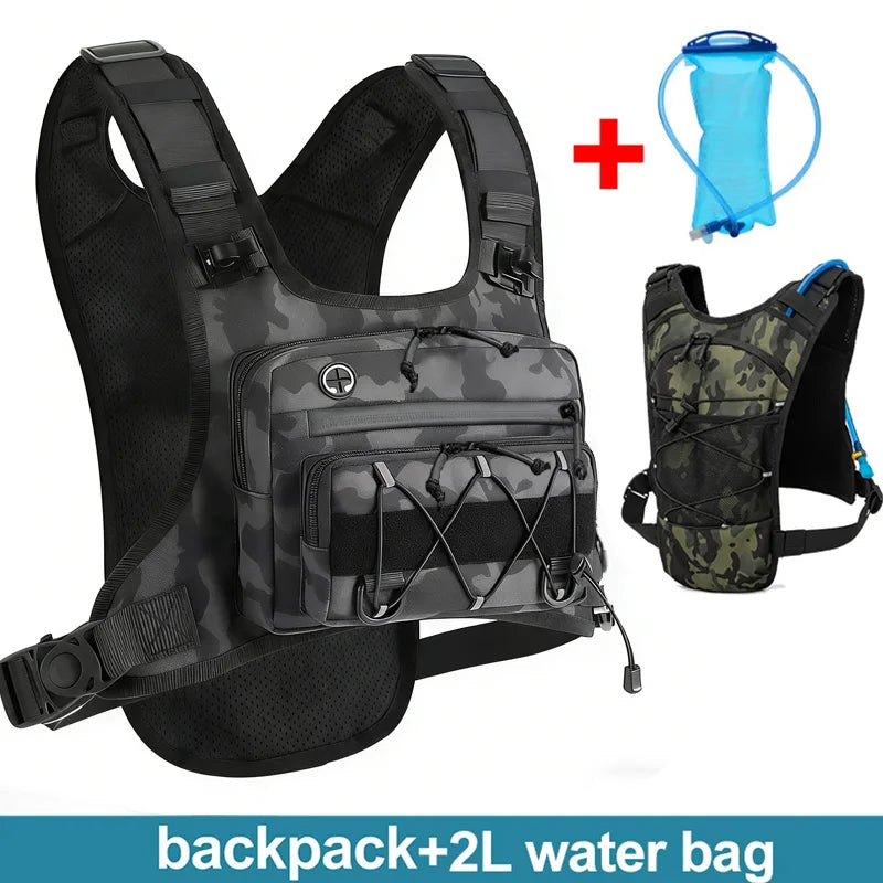 Hydration Vest Bag for Running Hiking Cycling Men Women Breathable Pack