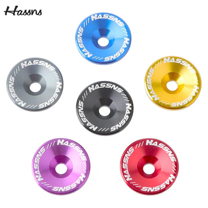 HASSNS Stem Cap Aluminum Headset Top Cap MTB Road Bicycle Power Cap - EXPROTAS