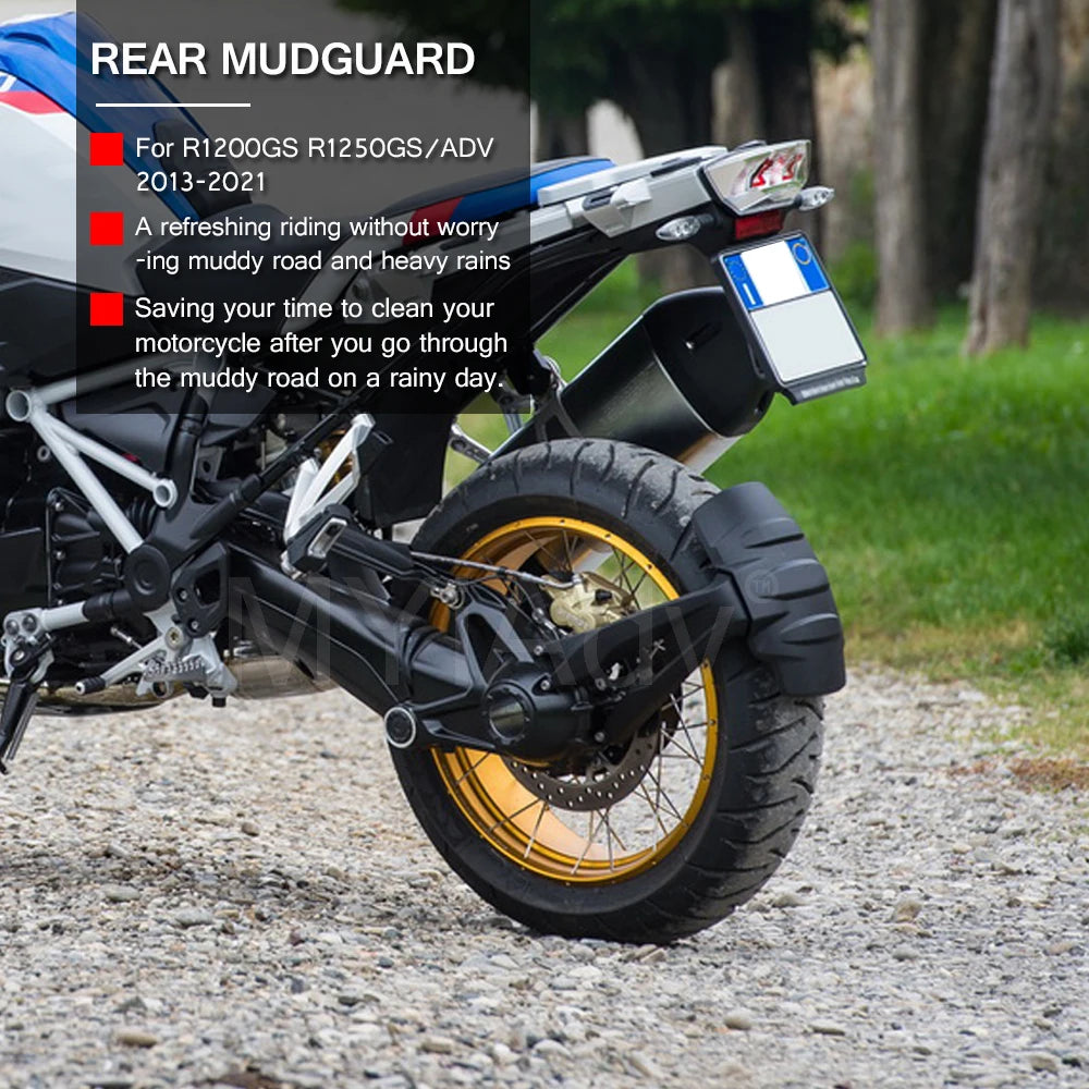 GS1250 Rear Fender Mudguard For BMW GS 1200 R1250GS R1200GS LC ADV 2013-2023 R1250 GS Motorcycle Tire Hugger Mud Splash Guard-EXPROTAS