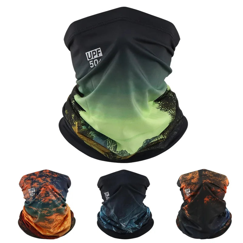Sun Protection Mask Ice Silk Neck Gaiter Breathable Cycling Fishing Scarf