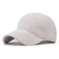 Men Women Suede Baseball Cap Retro Snapback Autumn Winter Hip Hop Hat