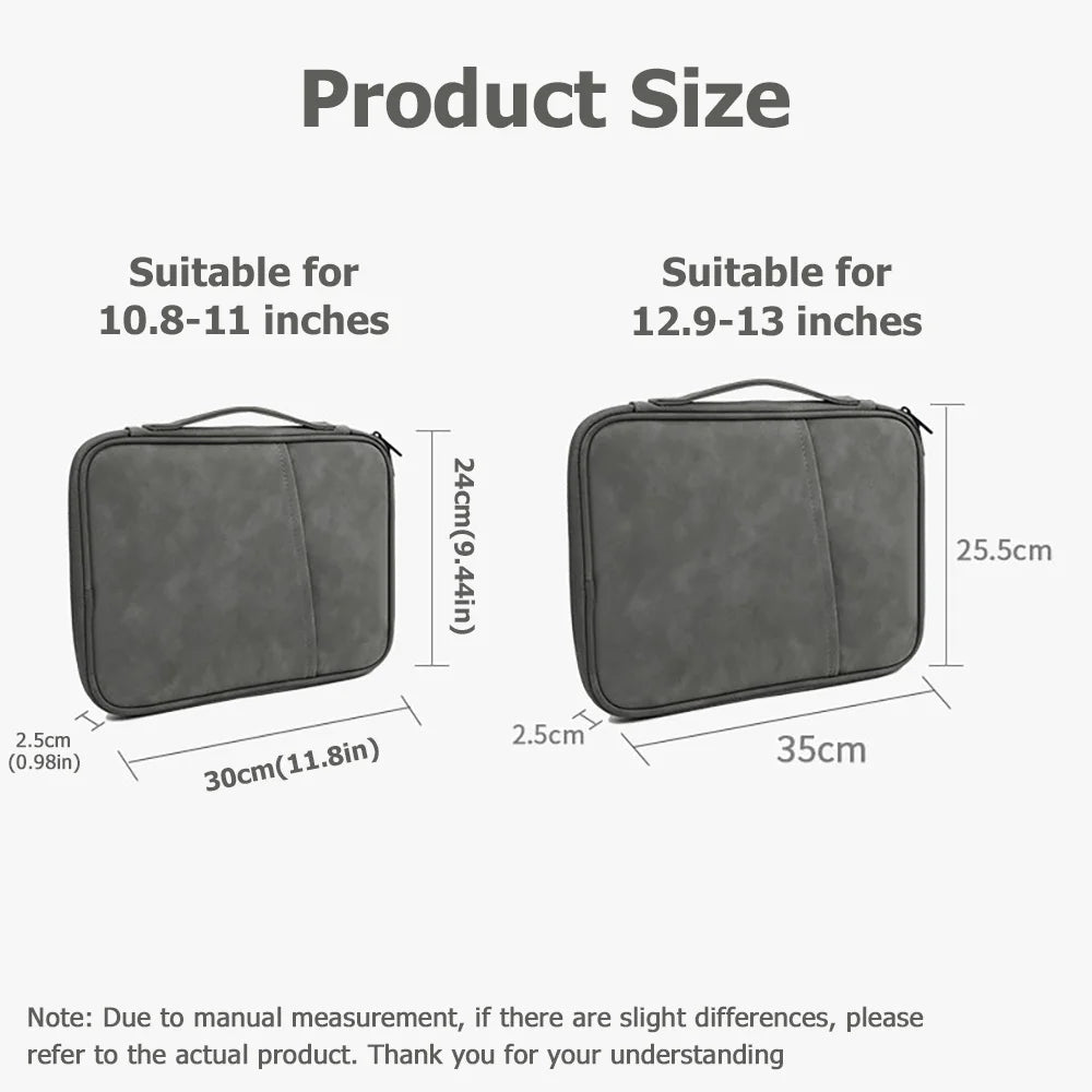 Waterproof iPad Case Sleeve Bag for Pro 13 12.9 11 10.9 Tablet Cover