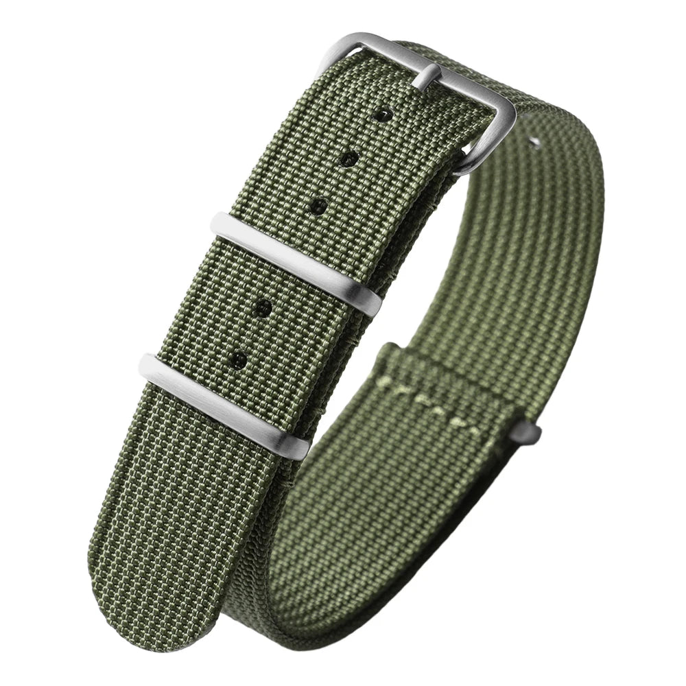 Nylon Watch Band Strap 19mm 18mm 20mm 22mm Military Sport Replacement Straps