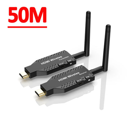 1080P 150m Wireless HDMI Extender 1 TX to 4 Splitter Video Transmitter Receiver for PS4 Camera Laptop PC to TV Monitor Projector-EXPROTAS