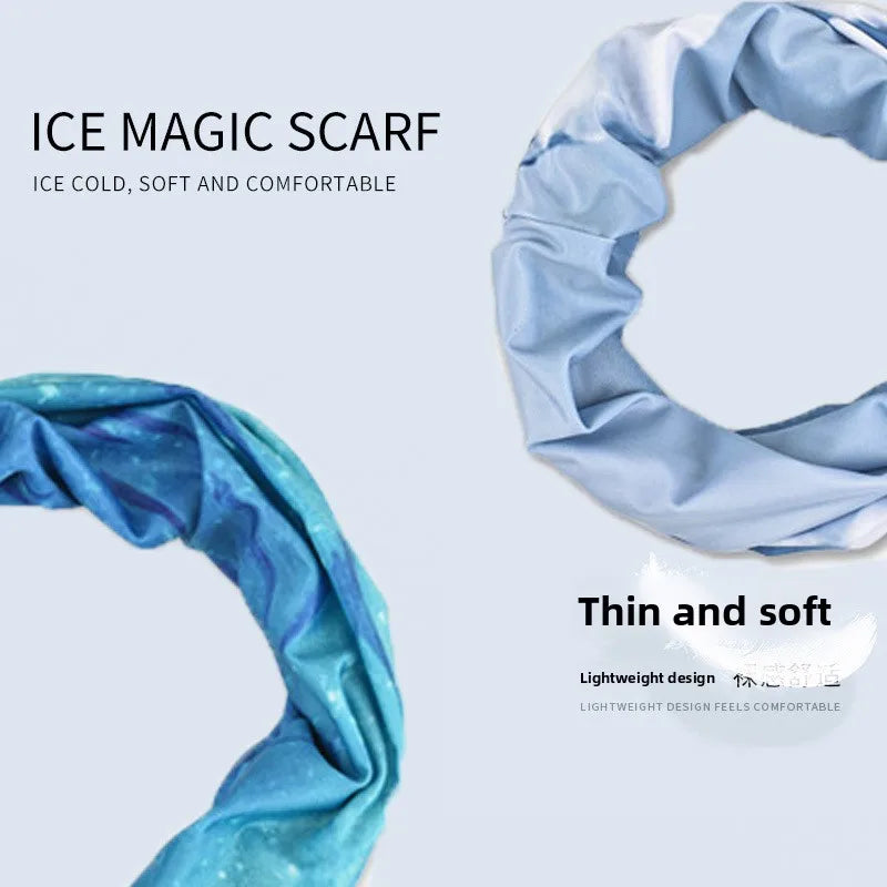 Sun Protection Mask Ice Silk Neck Gaiter Breathable Cycling Fishing Scarf