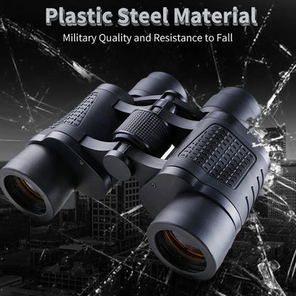 80x80 HD Binoculars High Magnification Portable Hunting Camping Outdoor Optics