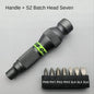 Precision Aluminum Alloy Handle for 1/4" Hex Bits Mini Screwdriver Holder Tool