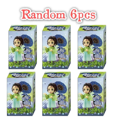 Blind Box Demon Slayer Figures Tanjiro Nezuko Kamado Anime Collectibles