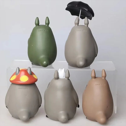 5pcs cartoon Totoro Figure Mini Statue Cute Toys Room Ornaments Kawaii Figures Toy Kid Gifts Collecctibles-EXPROTAS