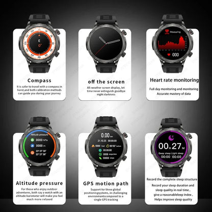 2025 Huawei Smart Watch Bluetooth Call AMOLED GPS NFC Waterproof Sports Men Women
