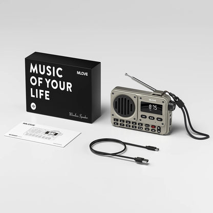 Portable Bluetooth Speaker Mini FM Radio MP3 Player USB TF Card Audio