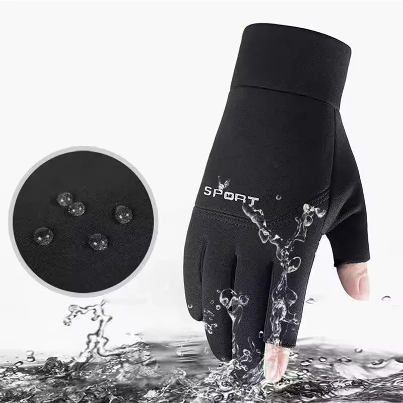 Winter Fishing Gloves Anti-Slip Touchscreen Warm Outdoor Men Women