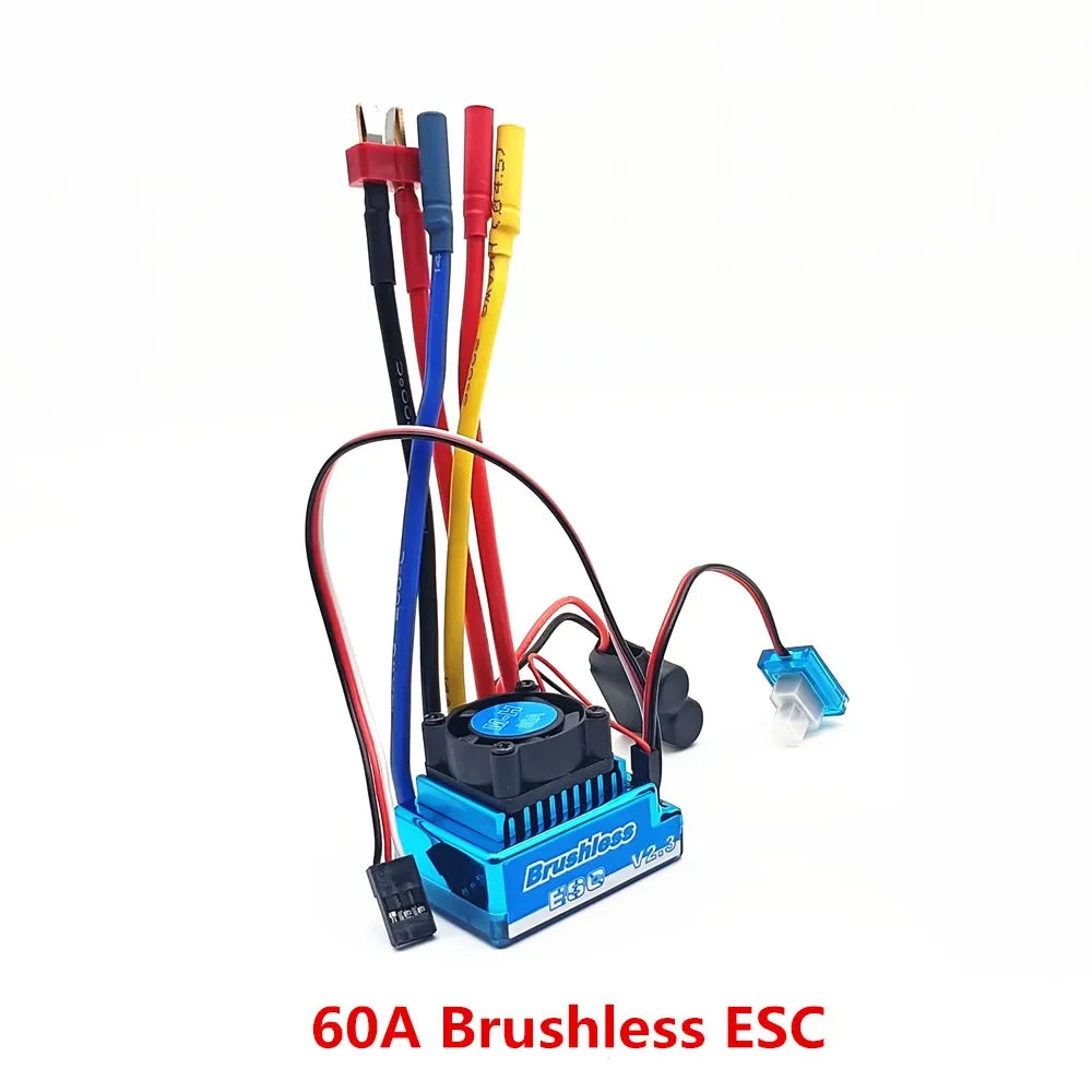 Electric Speed Controller Waterproof Brushless ESC 45A 60A 80A 120A for RC Car