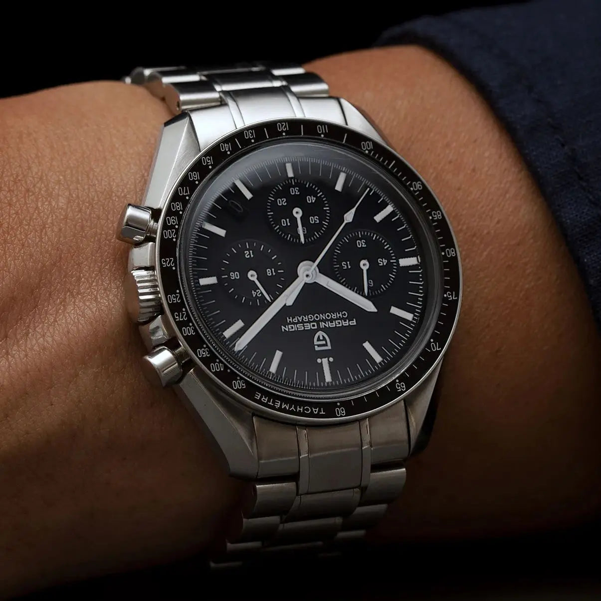 PAGANI DESIGN 2024 New Men's Watches Top Luxury Quartz Watch For Men Auto Date Speed Chronograph AR Sapphire Mirror Wrist watch-EXPROTAS