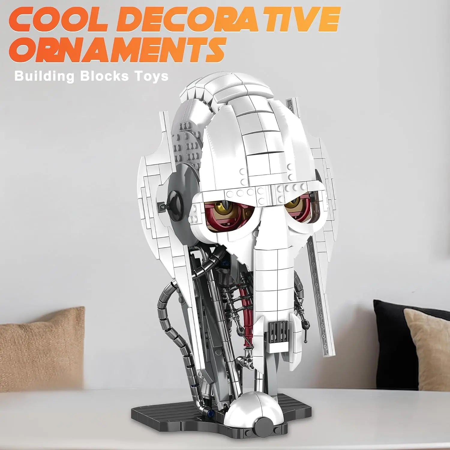 788pcs MOC Idea General Grievous Helmet Building Blocks Bricks Model Helmet Collection Assembling Toys for Children Adults Gift-EXPROTAS